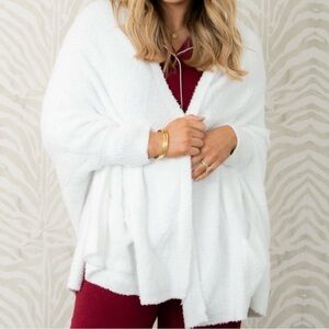 The Willow Tree Cozy Blanket Wrap Cardigan One Size White NWT